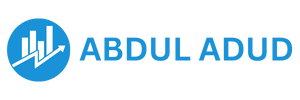 White and Blue Modern Digital Marketing Logo